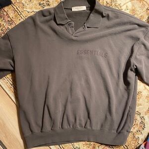 Essentials Charcoal Men's Sweatshirt Fear of God